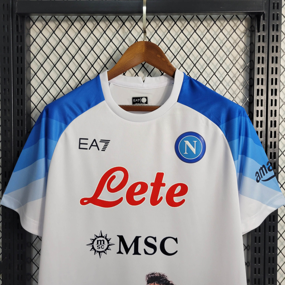 23/24 Napoli Champions Edition White Size S-XXL