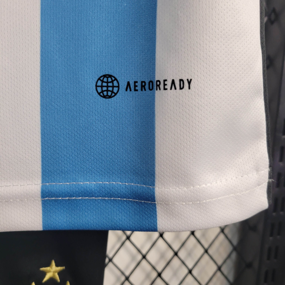 22/23 kids Argentina home 3-star size 16-28