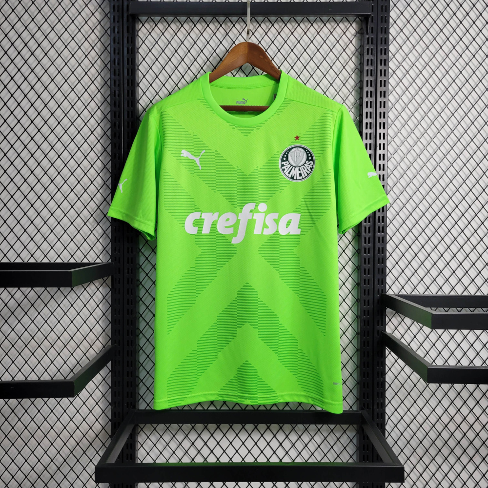 23/24 Palmeiras fluorescent green goalkeeper size S-XXL