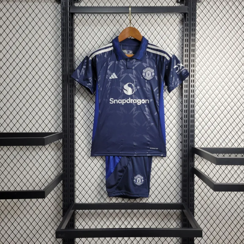 Manchester United away KiDS 24/25 Football Team Shirt Jersey