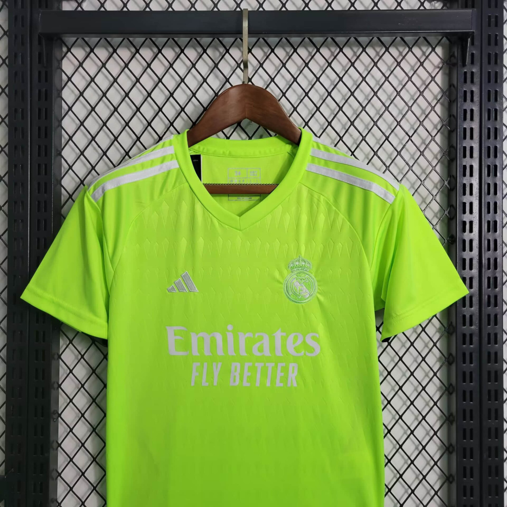 23/24 KIDS Real Madrid Green Goalkeeper Size 16-28