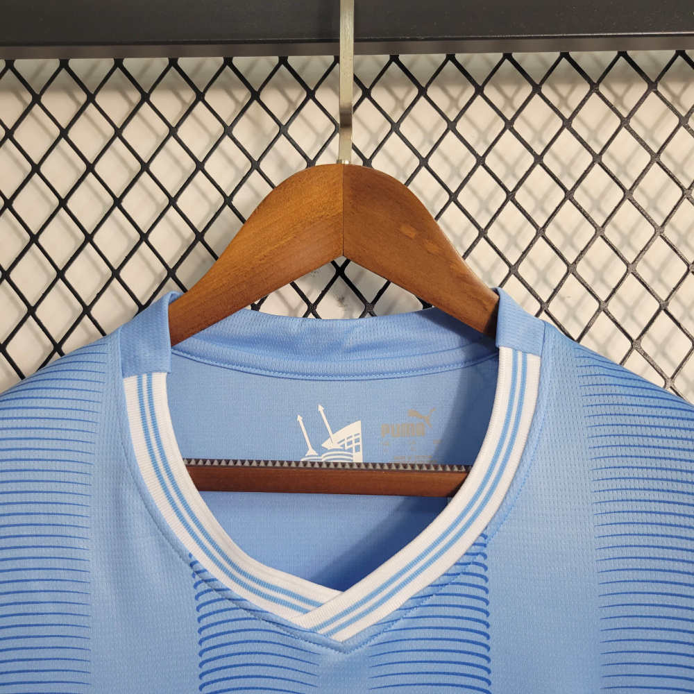 23/24 Manchester City Home Long Sleeve Size S-XXL
