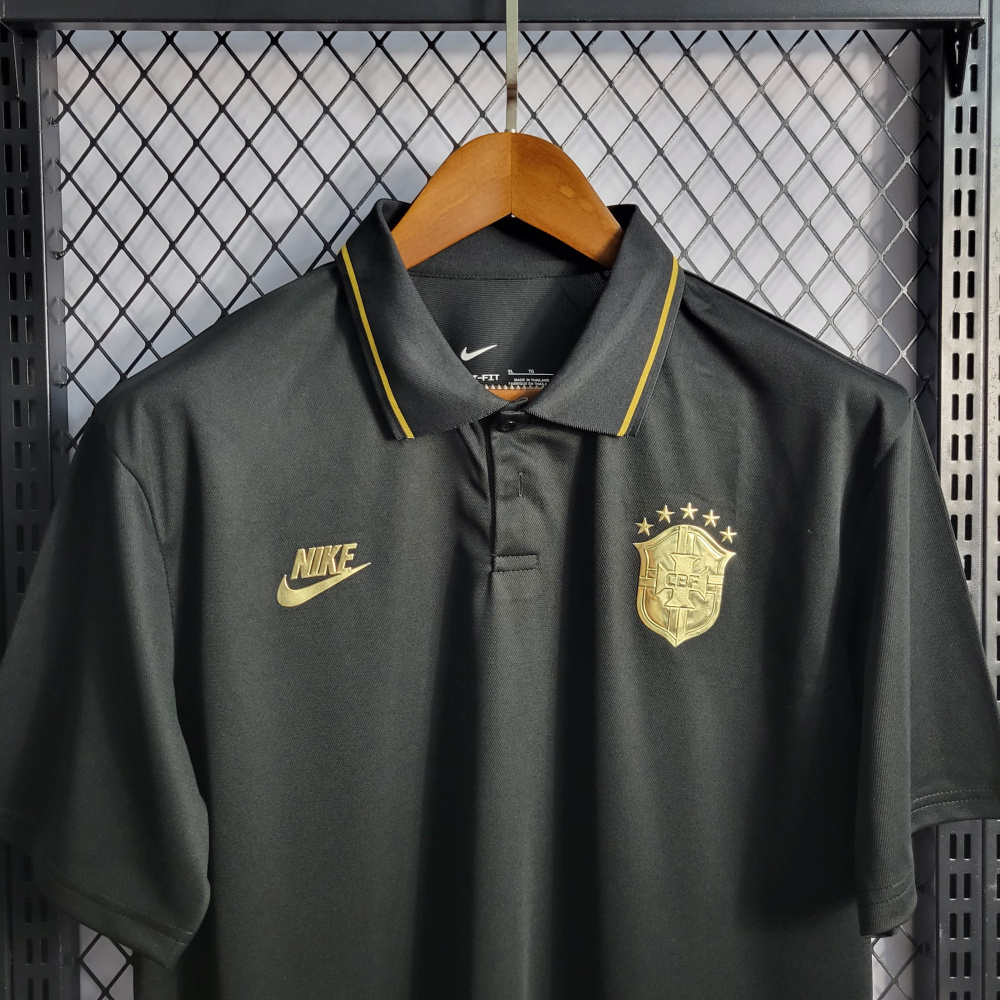Brazil POLO Gold Nike Size S-XXL