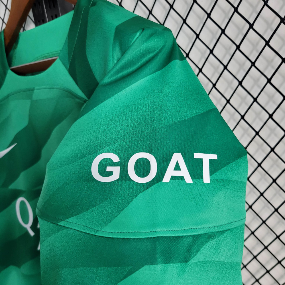 23/24 PSG Green Goalkeeper Size S-XXL