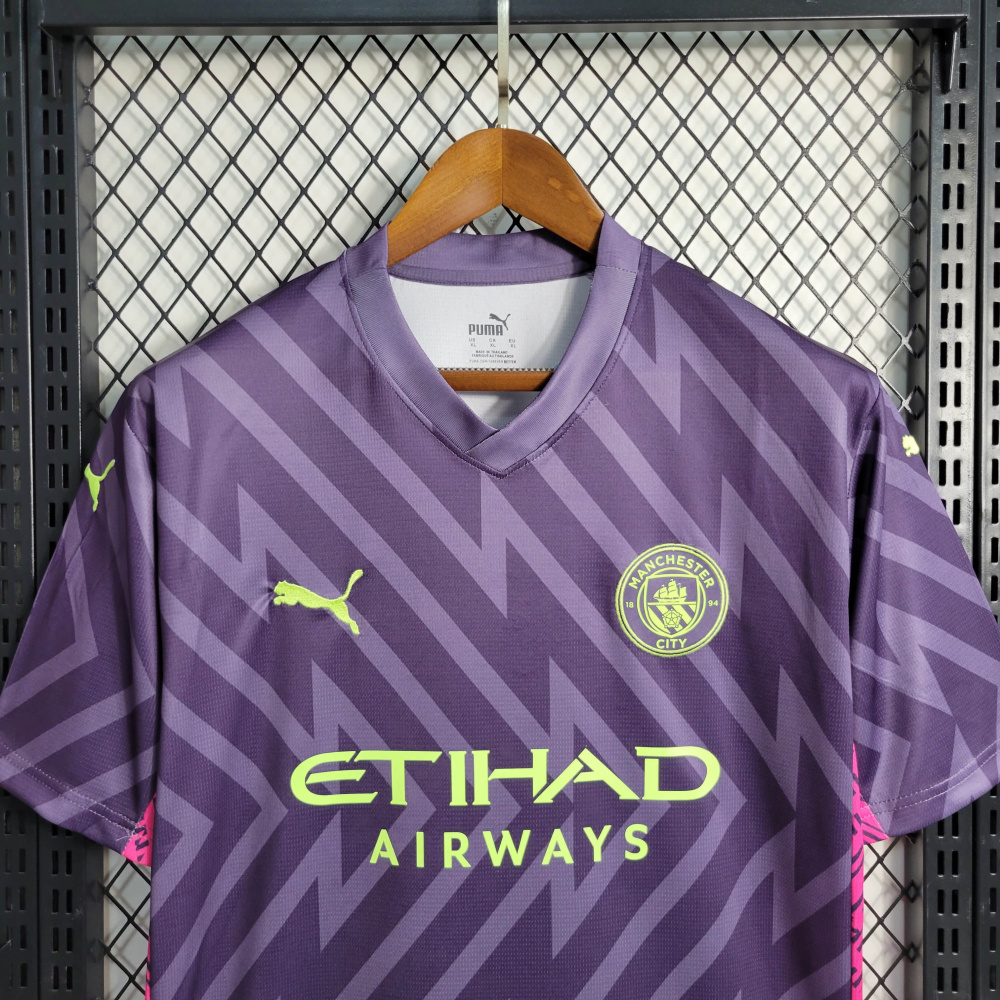 23/24 Manchester City Purple Goalkeeper Size S-XXL