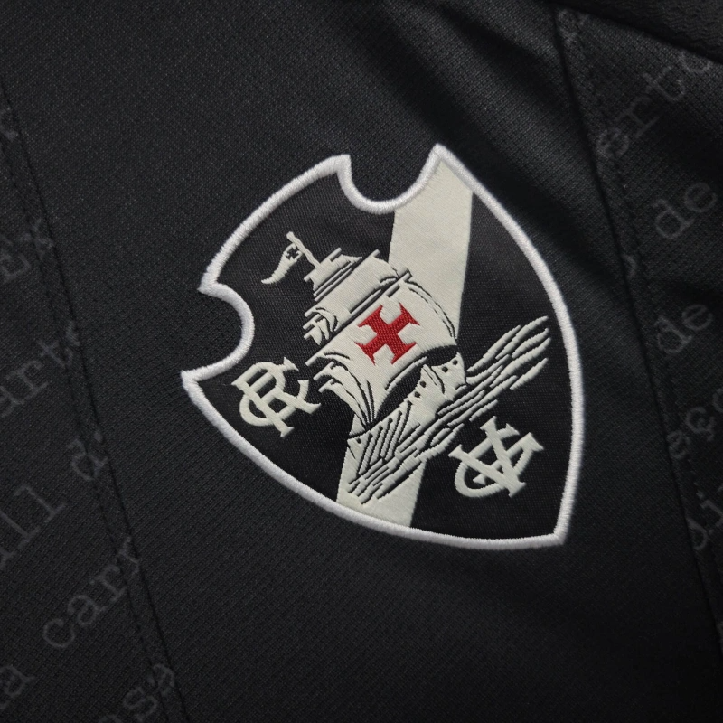 Vasco da Gama Black goalkeeper 24/25 Football teamshirt jersey sports shirt