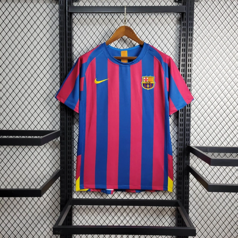 Retro Barcelona Home 05/06 Football team shirt jerseySports shirt