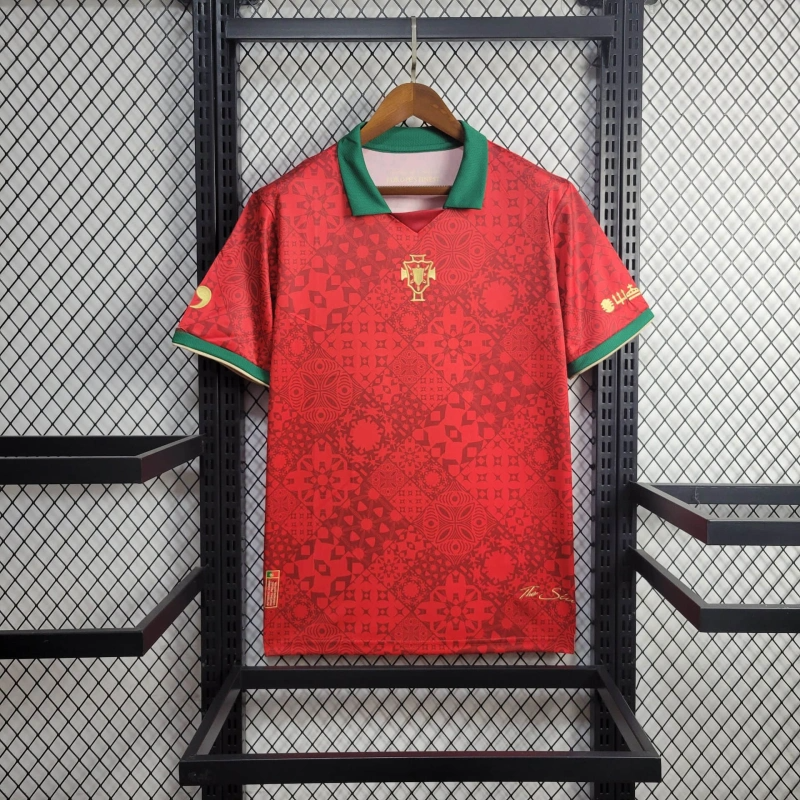 Portugal 2024-25 COMMAC.Ronaldo Jersey-Fans Version