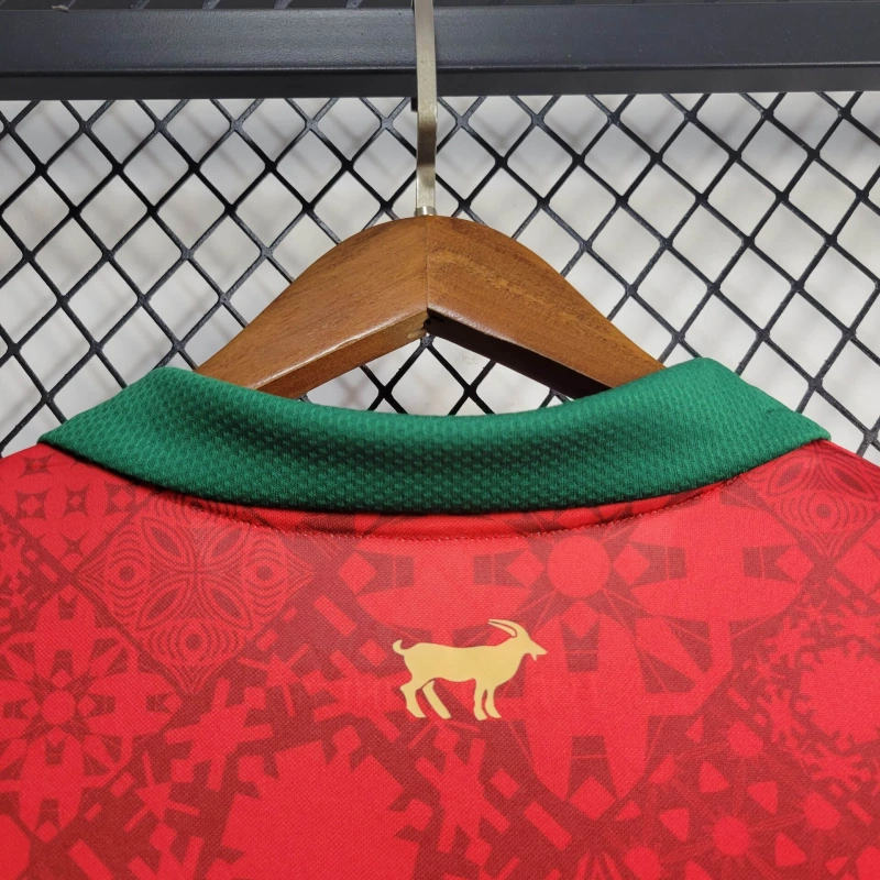 Portugal 2024-25 COMMAC.Ronaldo Jersey-Fans Version
