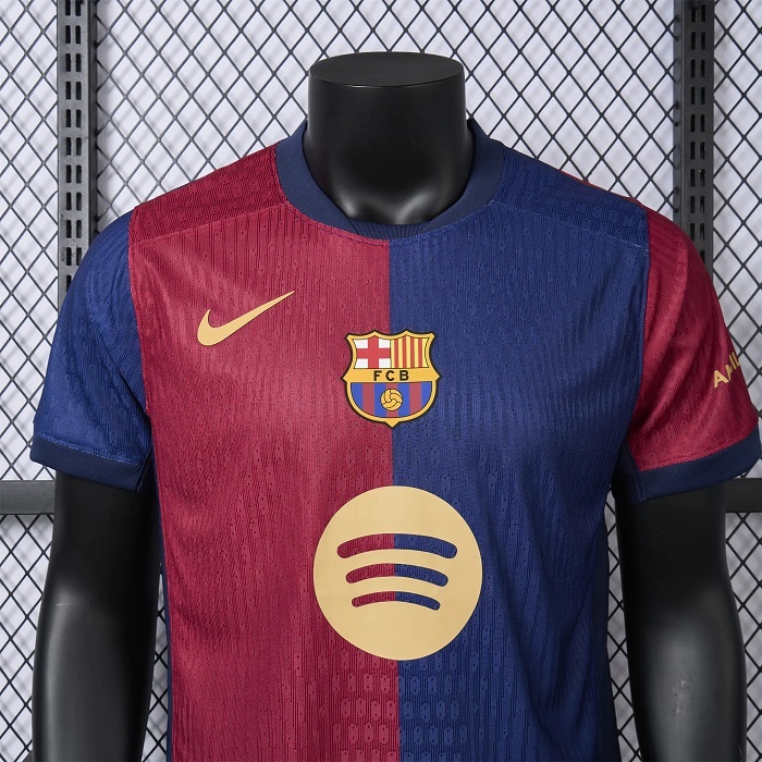 Barcelona 24-25 Supercopa Jersey with Big Logo - Player Version