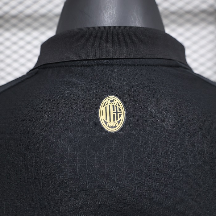 AC Milan 24-25 125th Anniversary Black GK Long Sleeves  Jersey - Player Version