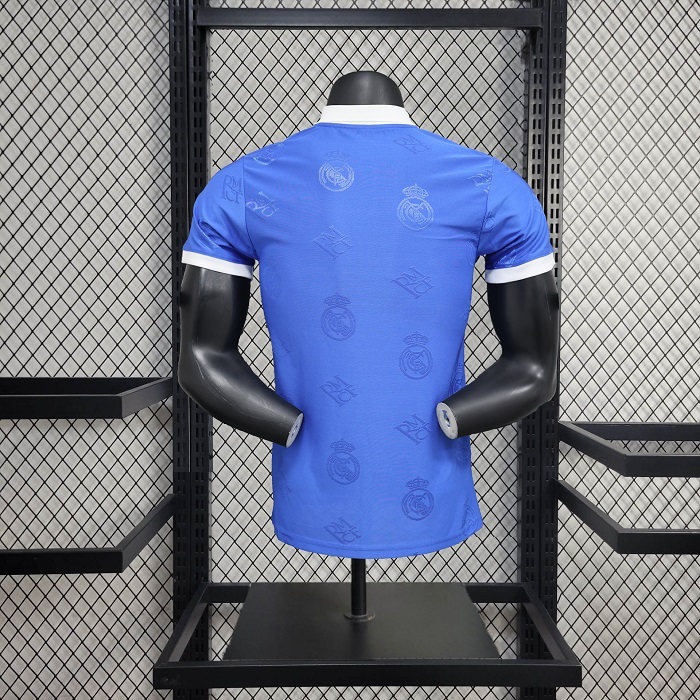Real Madrid 24-25 Blue LOGO Special Edition Jersey - Player Version