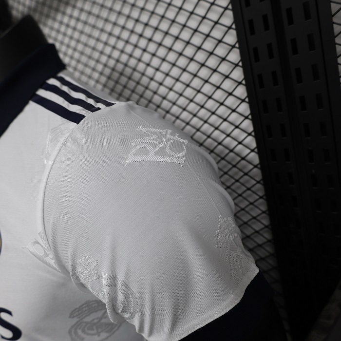Real Madrid 24-25 White LOGO Special Edition Jersey - Player Version