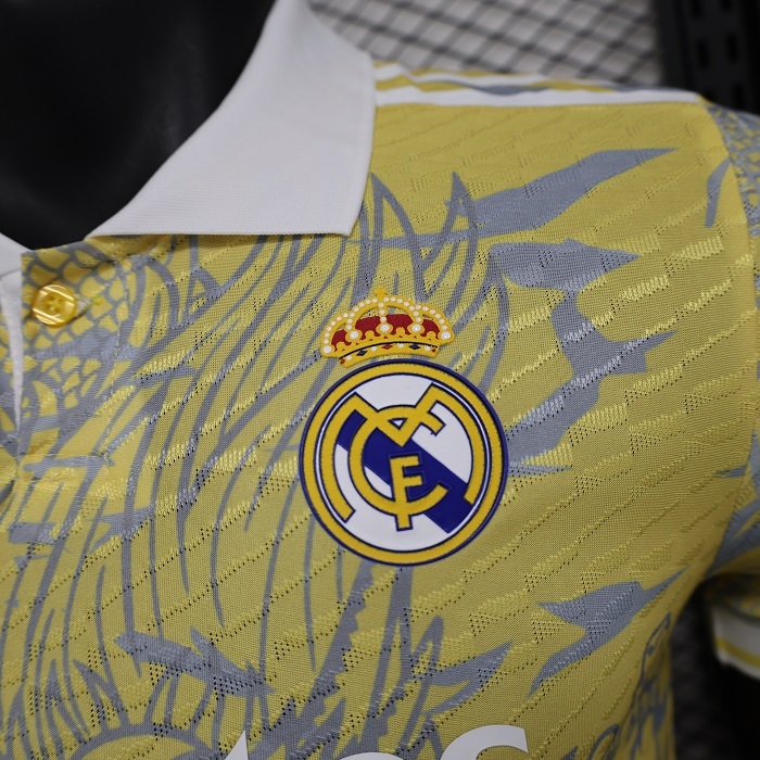 Real Madrid 24-25 yellow LOGO Special Edition Jersey - Player Version