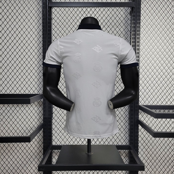 Real Madrid 24-25 White LOGO Special Edition Jersey - Player Version