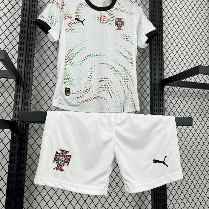 Portugal 2025-26 Away Kids Kit