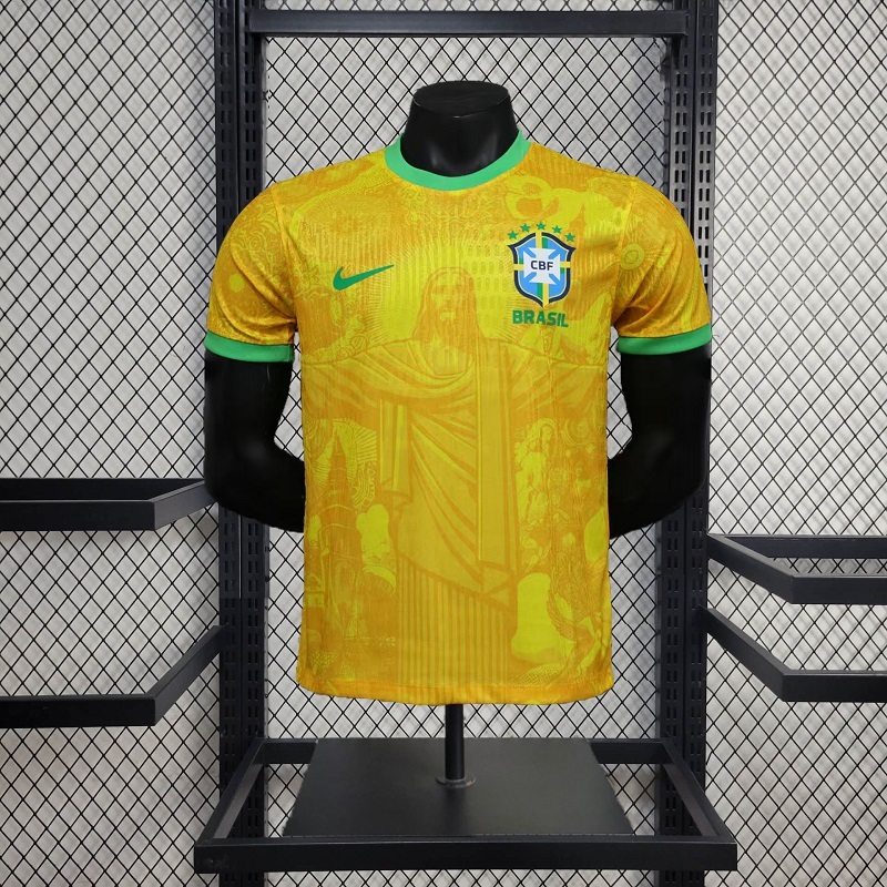 Brazil 2024-25 Christ the Redeemer Statue Jersey - Player Version