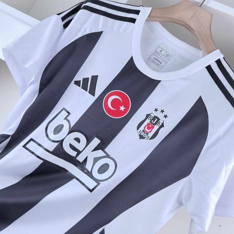 Besiktas 24-25 Home Jersey White Fan Version