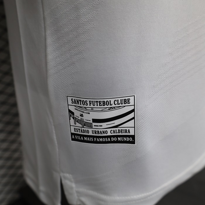 Santos 25-26 Home Jersey With Sponsors - Player Version
