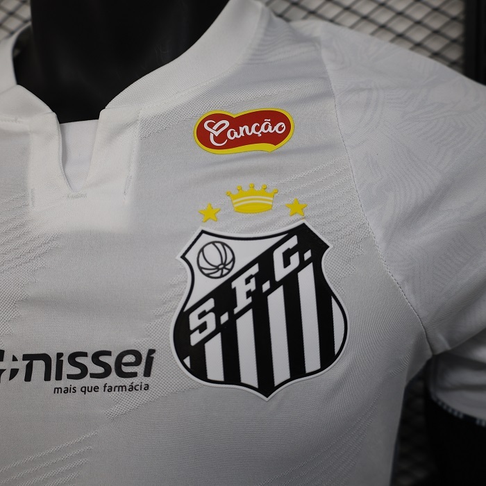 Santos 25-26 Home Jersey With Sponsors - Player Version
