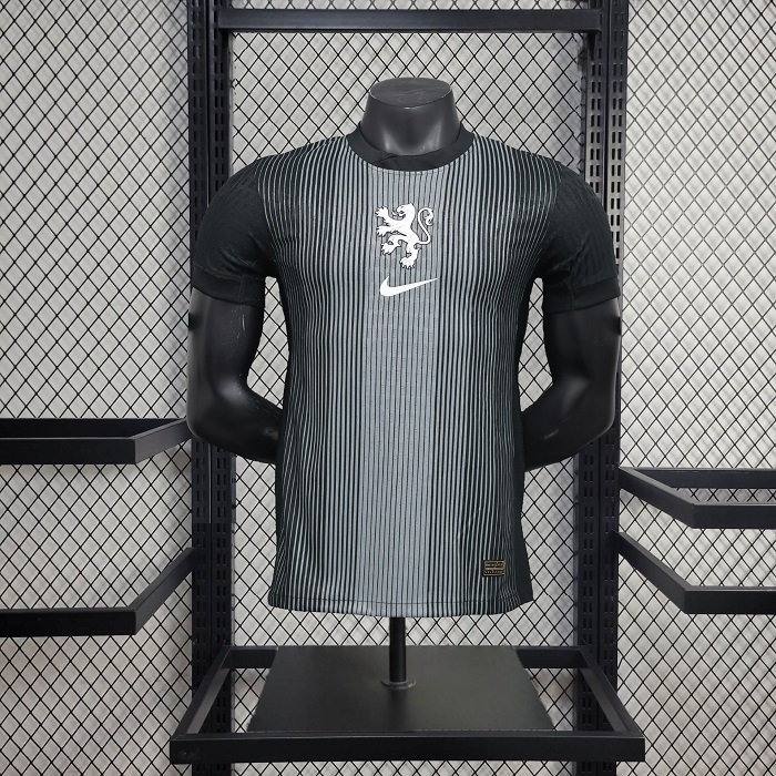 Netherlands 2025-26 Black Goalkeeper Jersey - Player Version