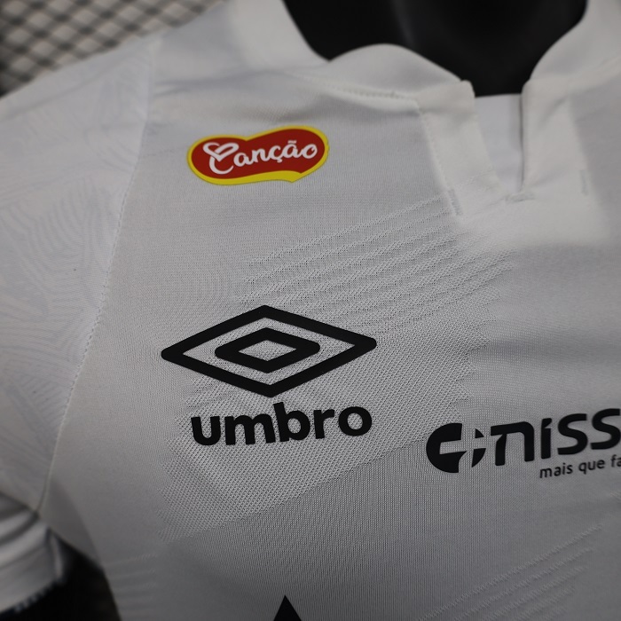 Santos 25-26 Home Jersey With Sponsors - Player Version