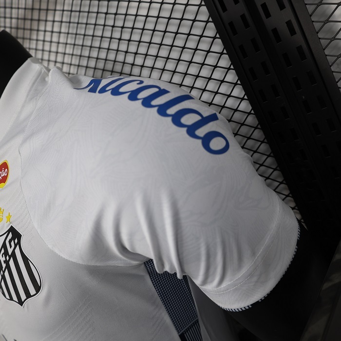Santos 25-26 Home Jersey With Sponsors - Player Version
