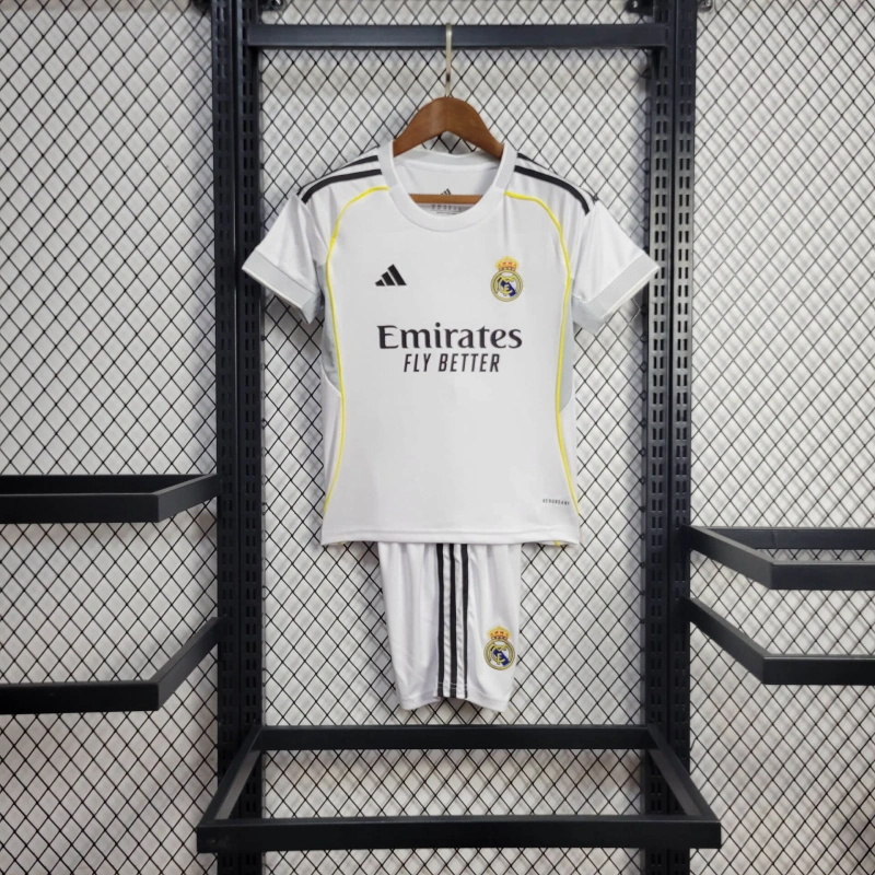 Real Madrid 24-25 Home Stadium Kids Kit