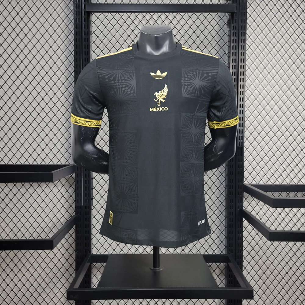 Mexico 2025 Gold Cup Home Black Jersey - Player Version