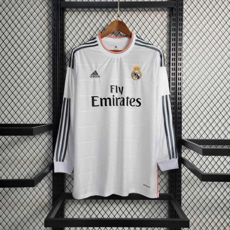 Retro Long Sleeve Real Madrid 13/14  home S-XXL