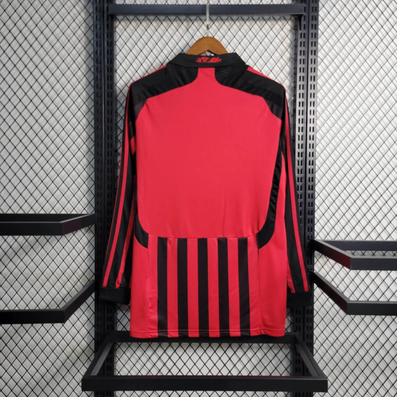 Retro 07/08 AC Milan  Home Long Sleeve Size S-XXL