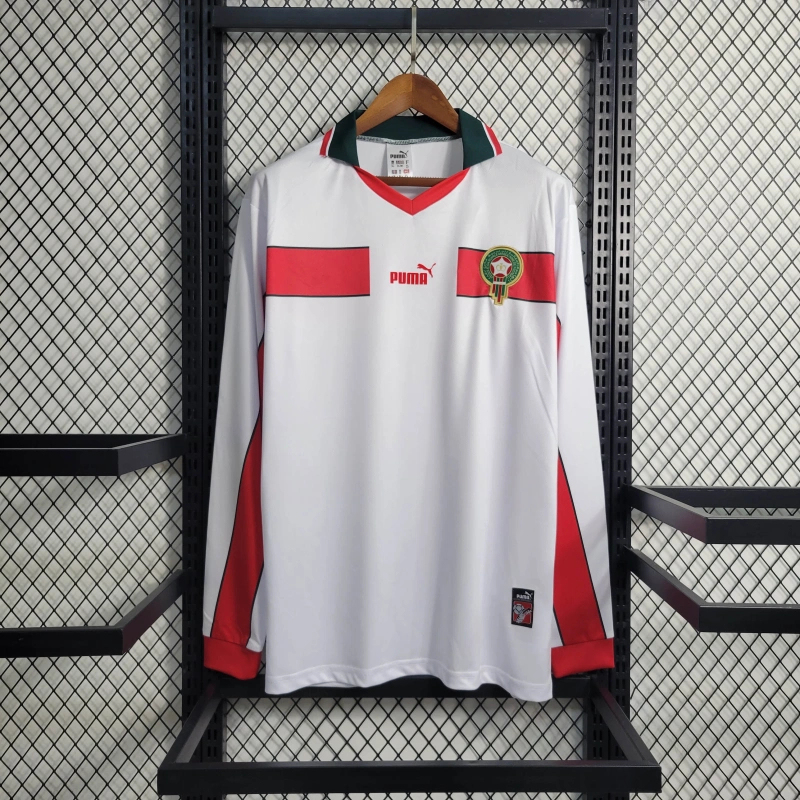 Retro Long Sleeve 1998 Morocco away S-XXL