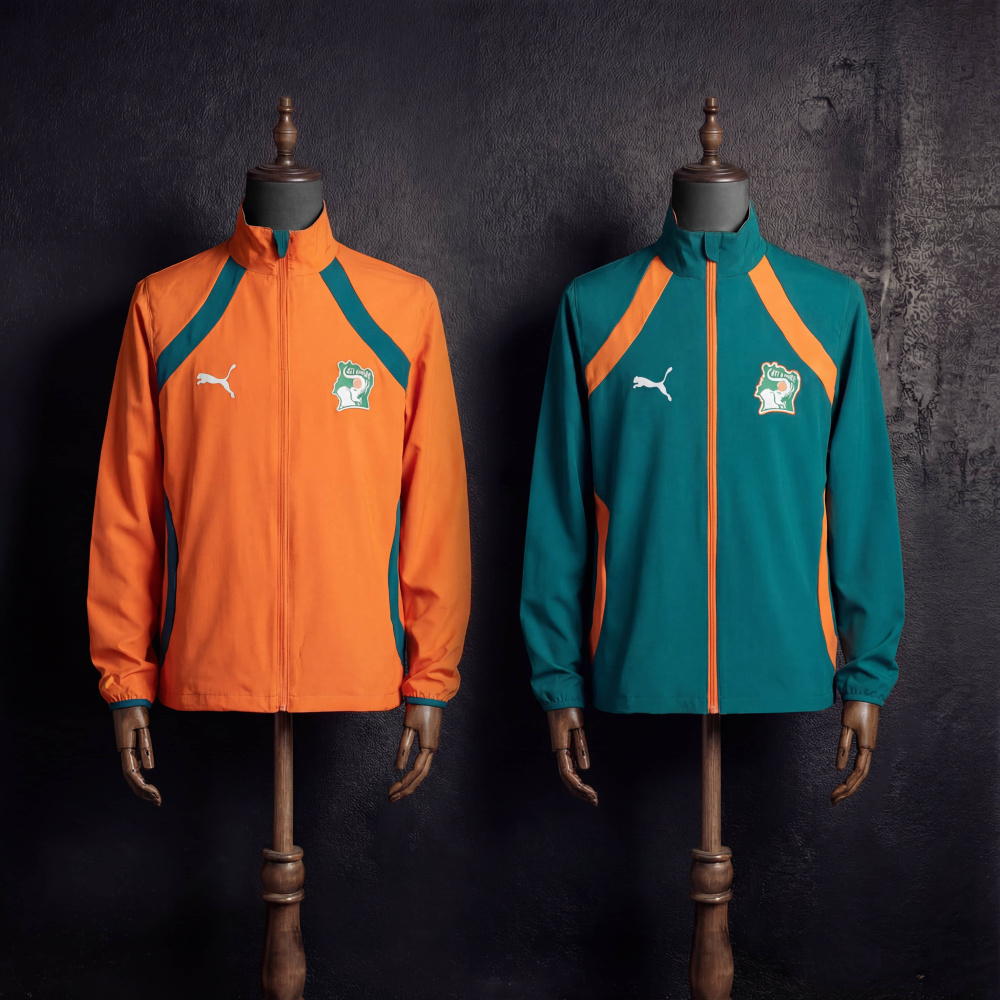 Ivory Coast Reversible Windbreaker Jacket 2026 New Season Jersey