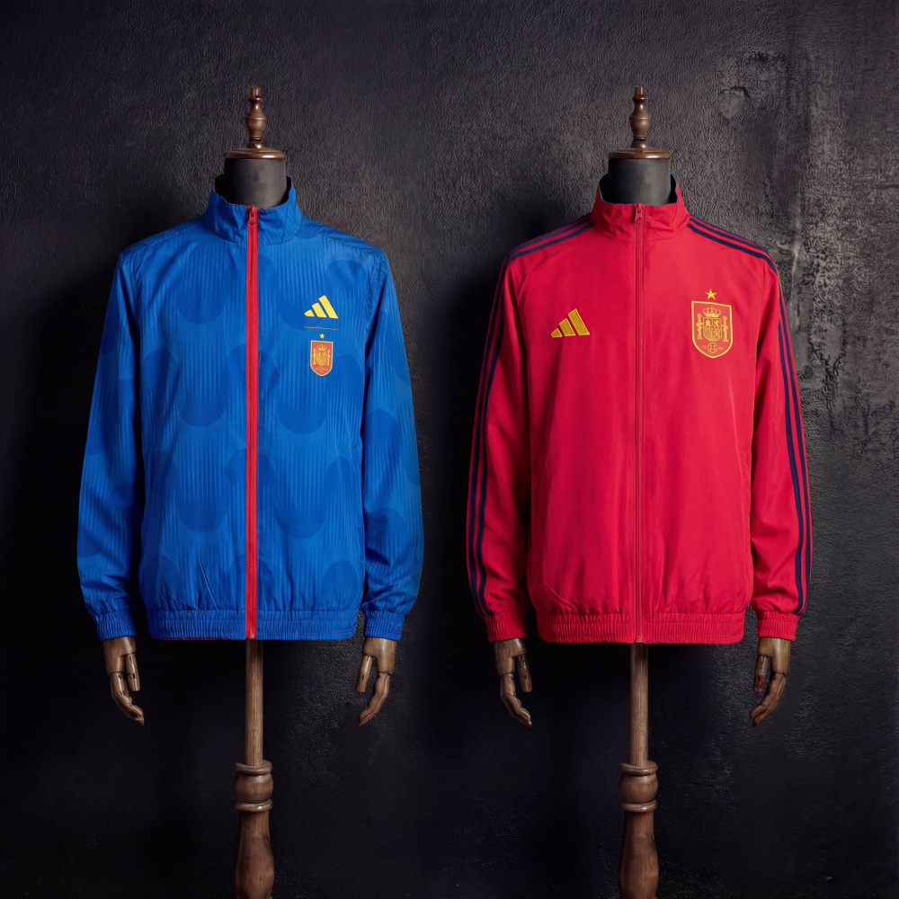 Spain Reversible Windbreaker Jacket 2026 New Season Jersey