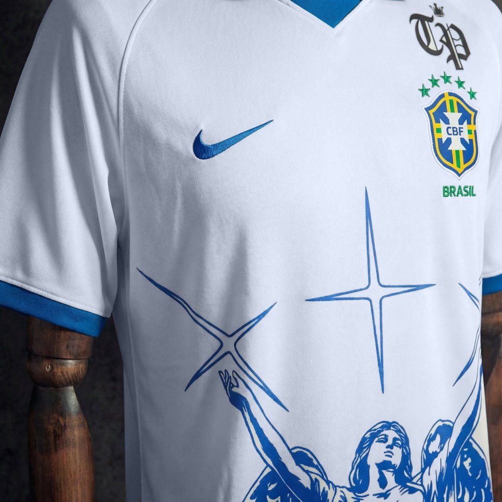 Retro  Brazil away 19/20 Football Jersey Sports Shirt