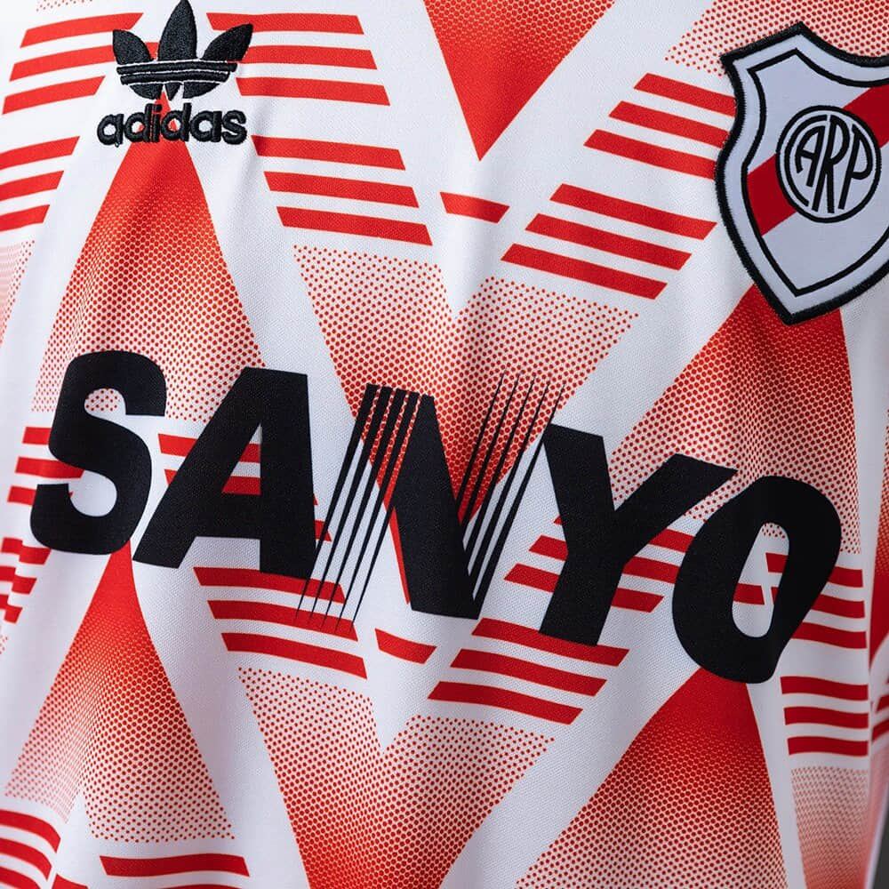 Retro River Plate Away Long Sleeve Jersey 92/93 S-XXL