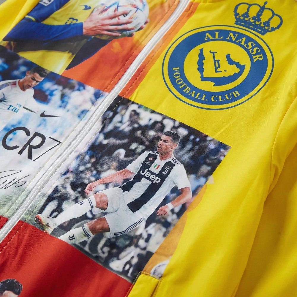 Cristiano Ronaldo Commemorative Edition Reversible Windbreaker Jacket 2026 New Season Jersey
