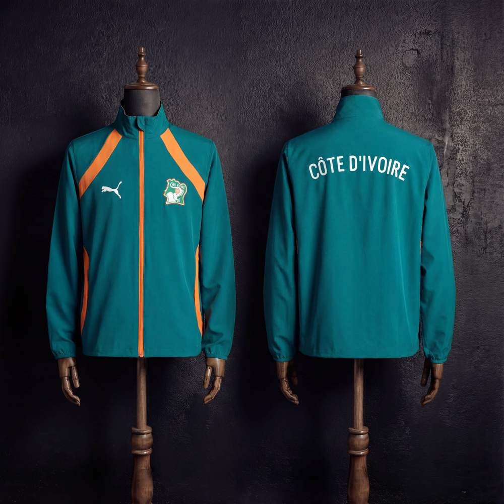 Ivory Coast Reversible Windbreaker Jacket 2026 New Season Jersey