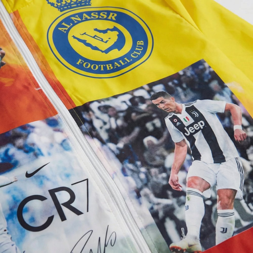 Cristiano Ronaldo Commemorative Edition Reversible Windbreaker Jacket 2026 New Season Jersey