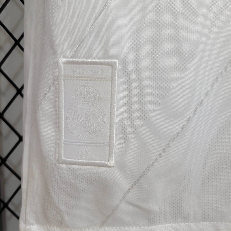 Retro Long Sleeve 17/18 Real Madrid Home S-XXL
