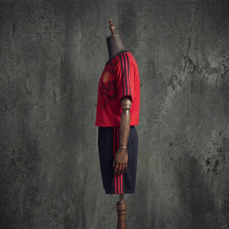 Kids Kit Manchester United Cultural 2025/2026 Story - Red Jersey SIZE 16-28