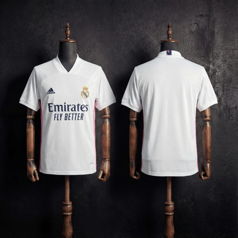Retro Real Madrid Home 2020/21 Season Football Jersey Sports Shirt