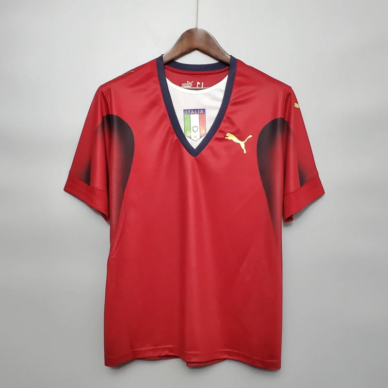Retro 2006 Italy Red S-XXL