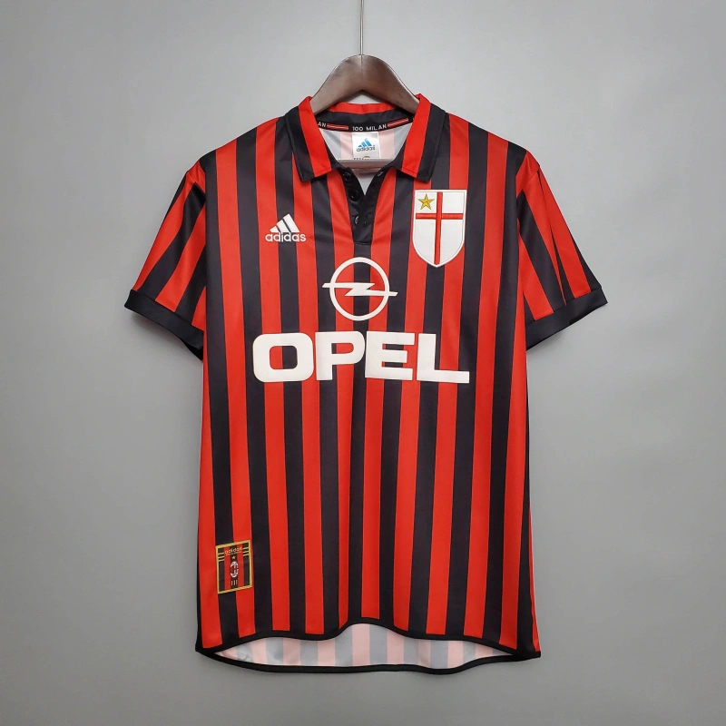 Retro 99/00 AC Milan  Centenary home S-XXL