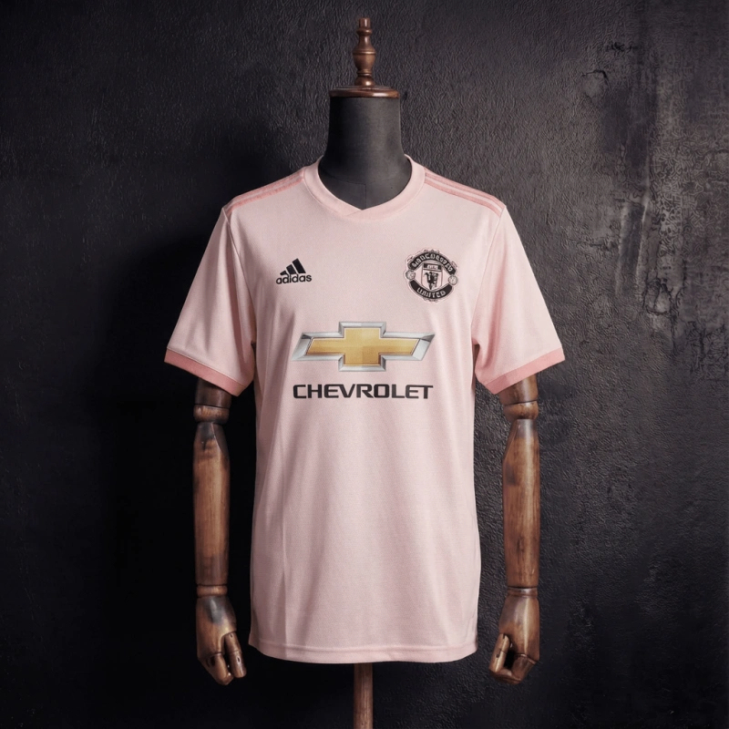 Retro Manchester United Away 18/19 Season Football Jersey Sports Shirt