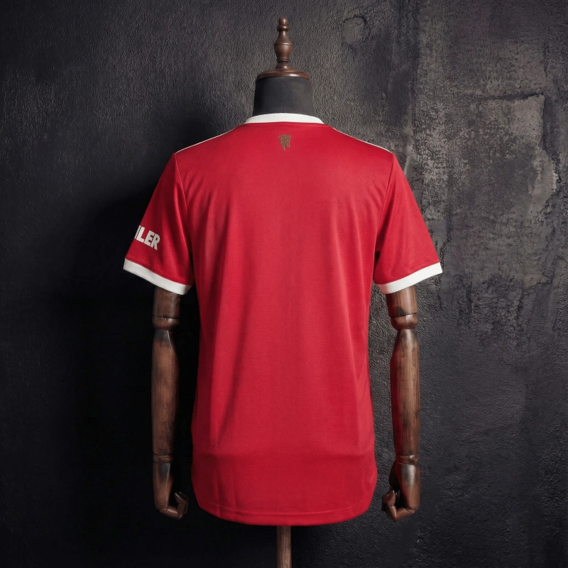 Retro Manchester United Home 2021/22 Season Football Jersey Sports Shirt