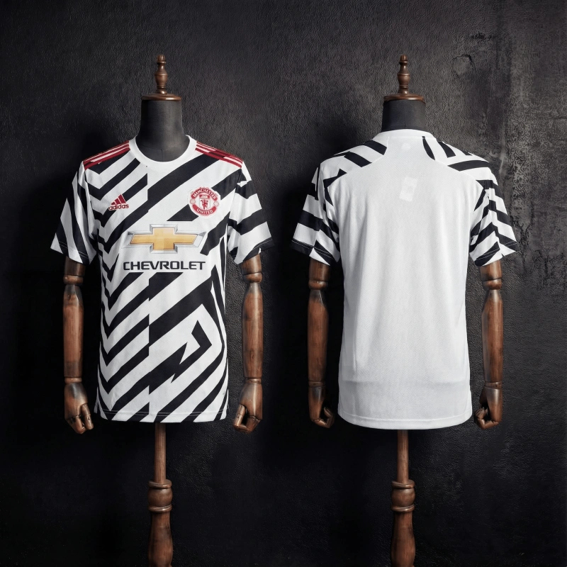 Retro Manchester United Third Away 2020/21 Season Football Jersey Sports Shirt