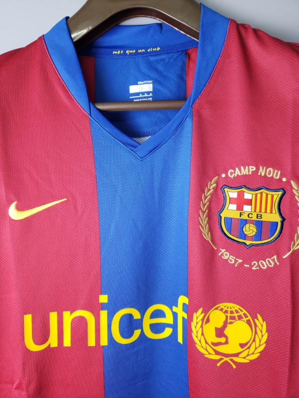 Retro 07/08 Barcelona long sleeve home S-XXL