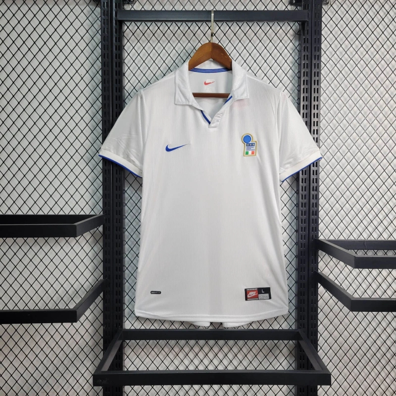Retro Italy Away 1998 Season Football Jersey Sports Shirt