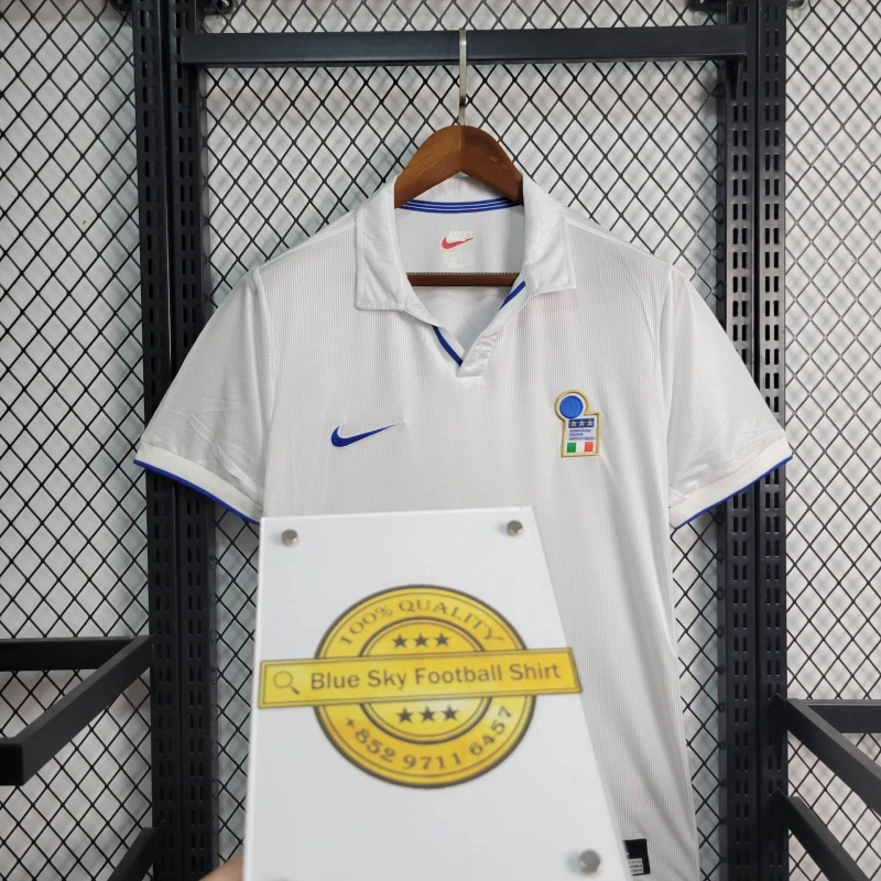 Retro Italy Away 1998 Season Football Jersey Sports Shirt